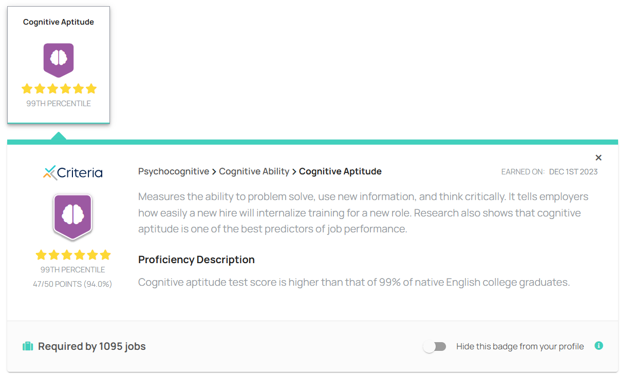 Multiple choice questions and pre-hire assessments
