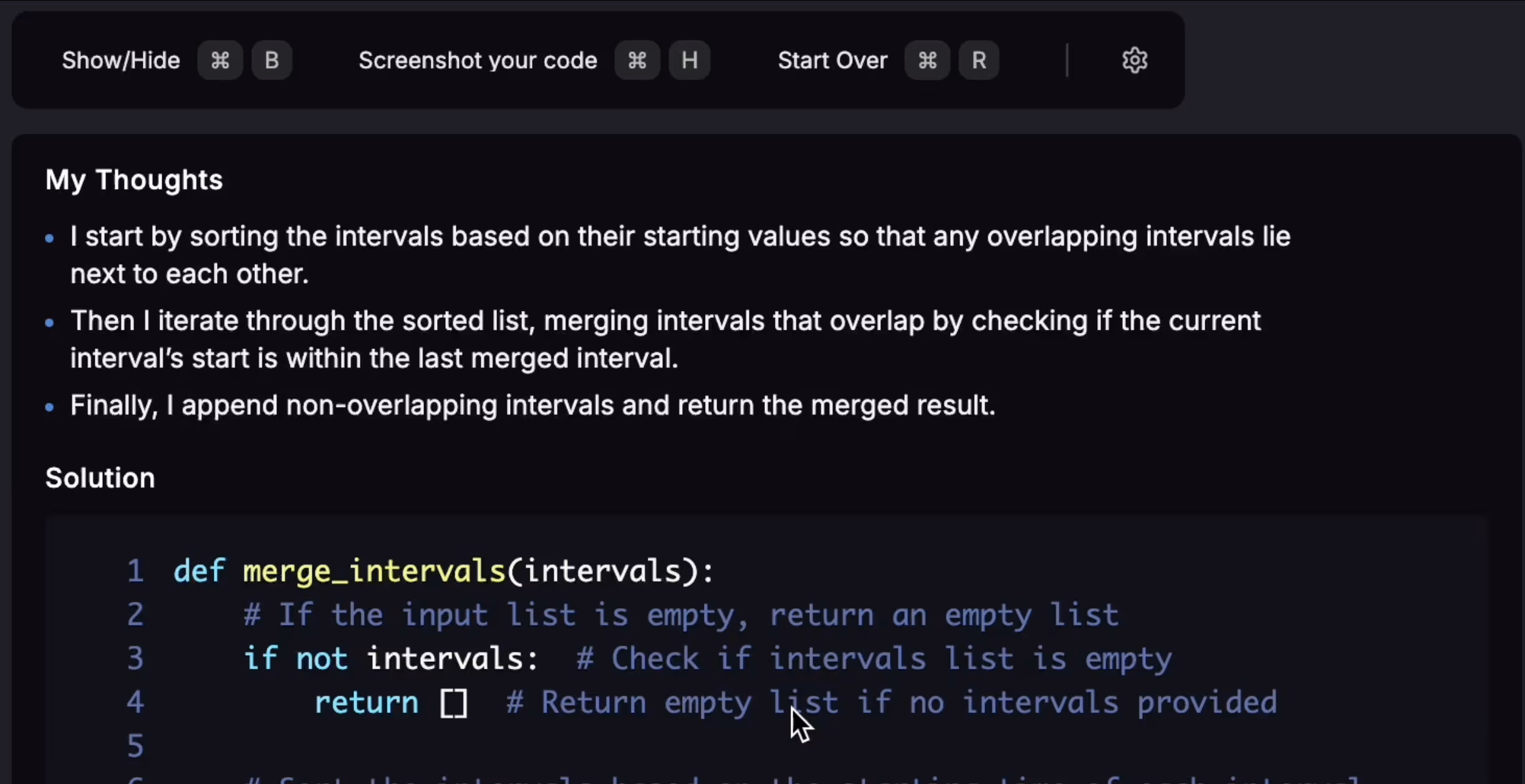 Coding Solutions